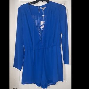 Royal blue romper